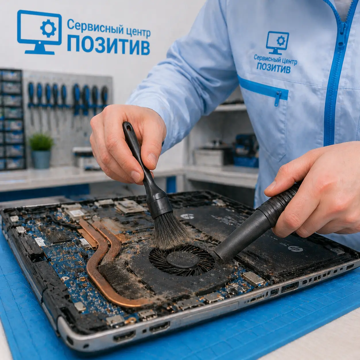чистка ноутбука HP в Дедовске