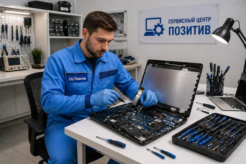 Замена шлейфа матрицы ноутбука в Дедовске