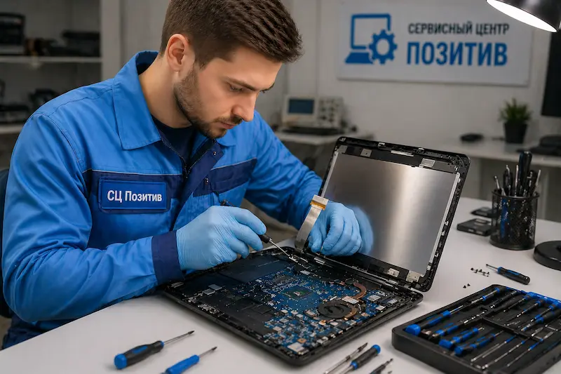 Ремонт шлейфа матрицы ноутбука в Дедовске