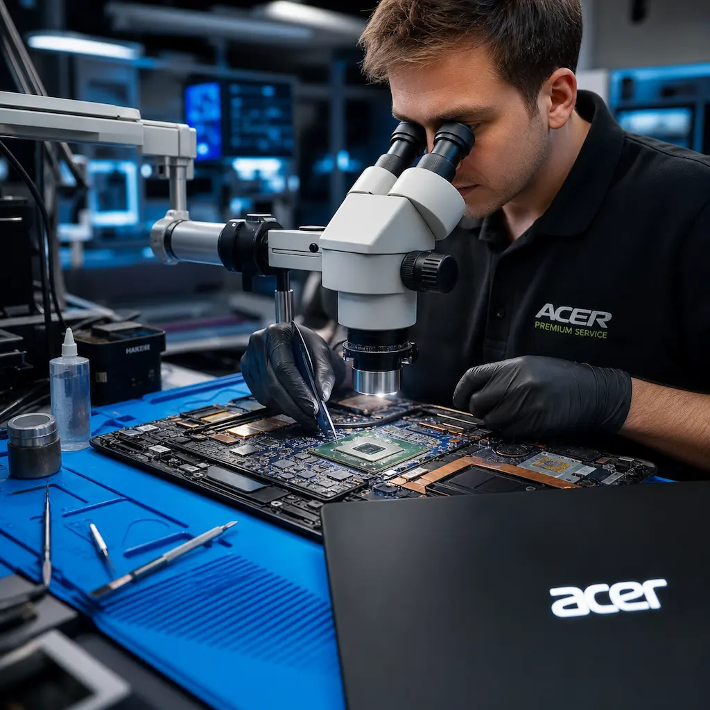 Замена видеокарты ноутбука Acer в Дедовске