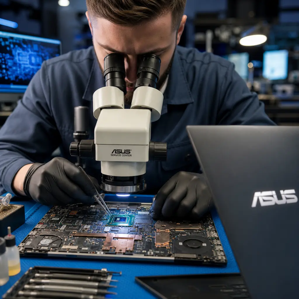 Замена видеокарты ноутбука Asus в Дедовске