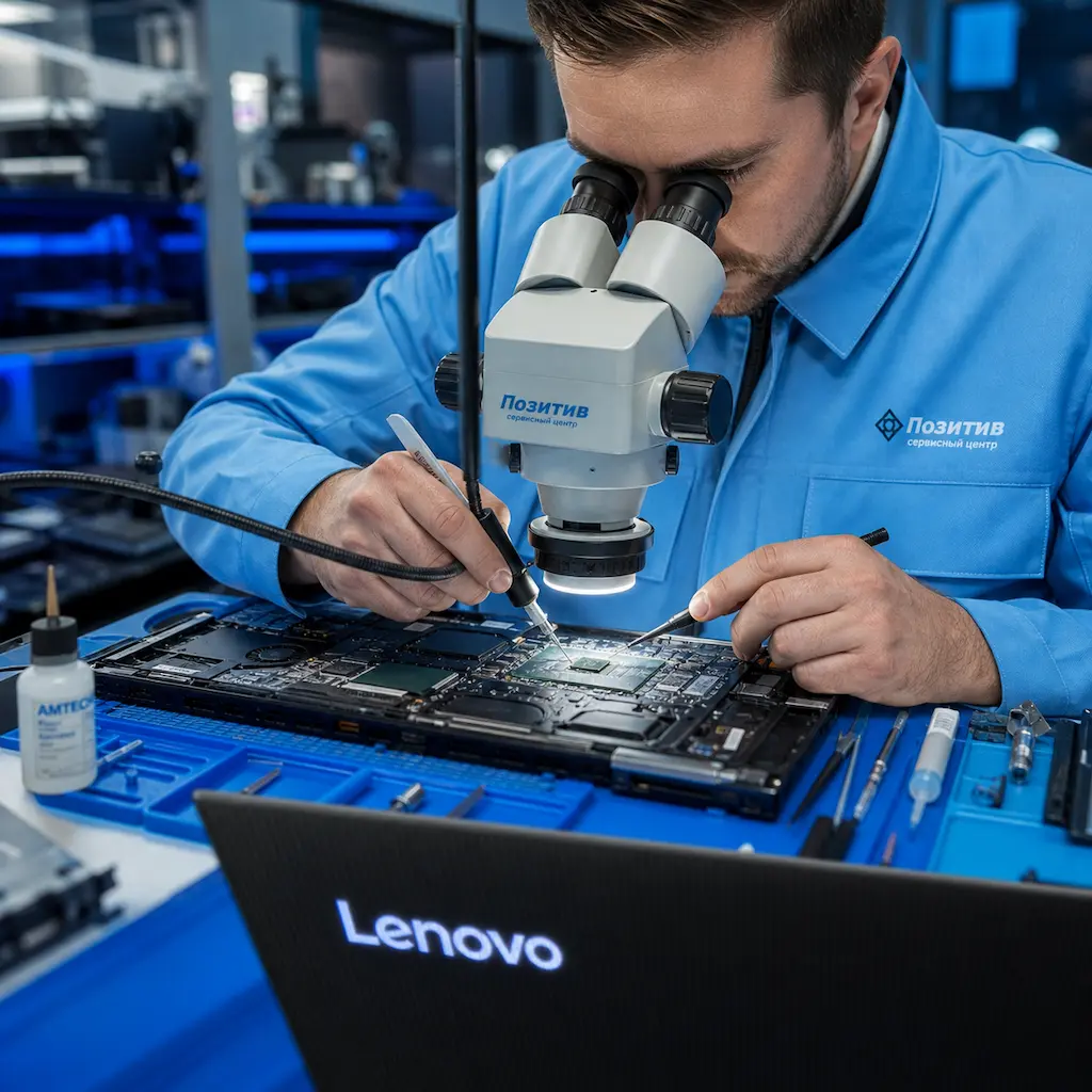 Замена видеокарты ноутбука Lenovo в Дедовске