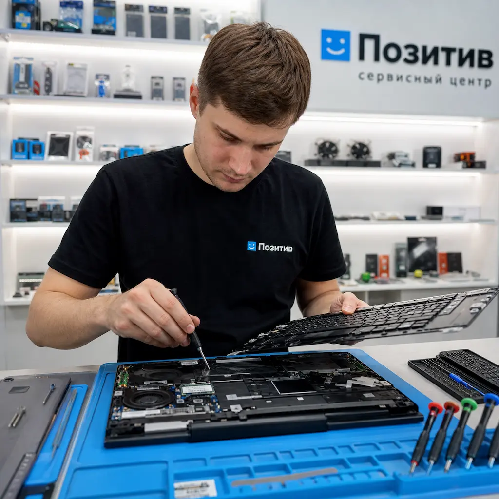 заменить клавиатуру на ноутбуке Samsung в Дедовске