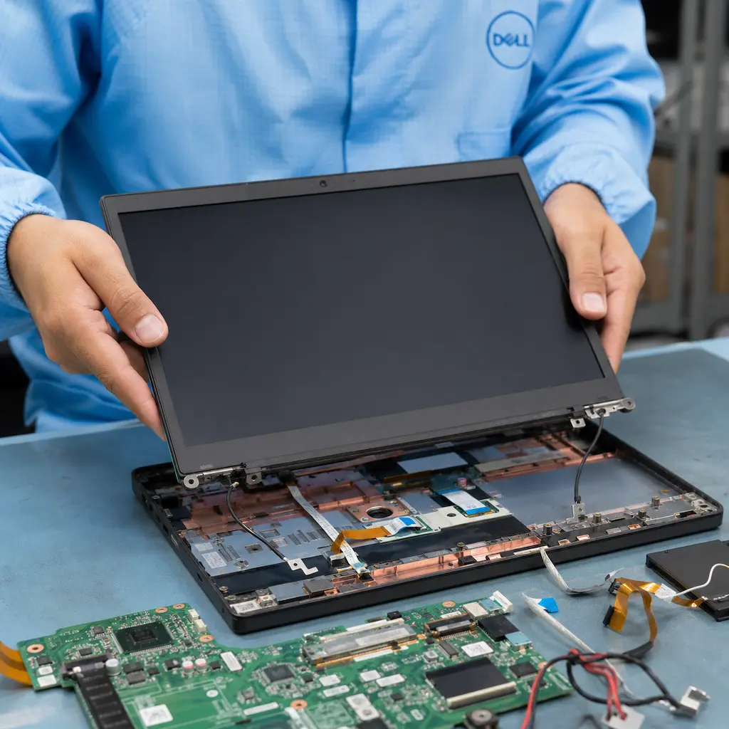 заменить матрицу ноутбука Dell в Дедовске