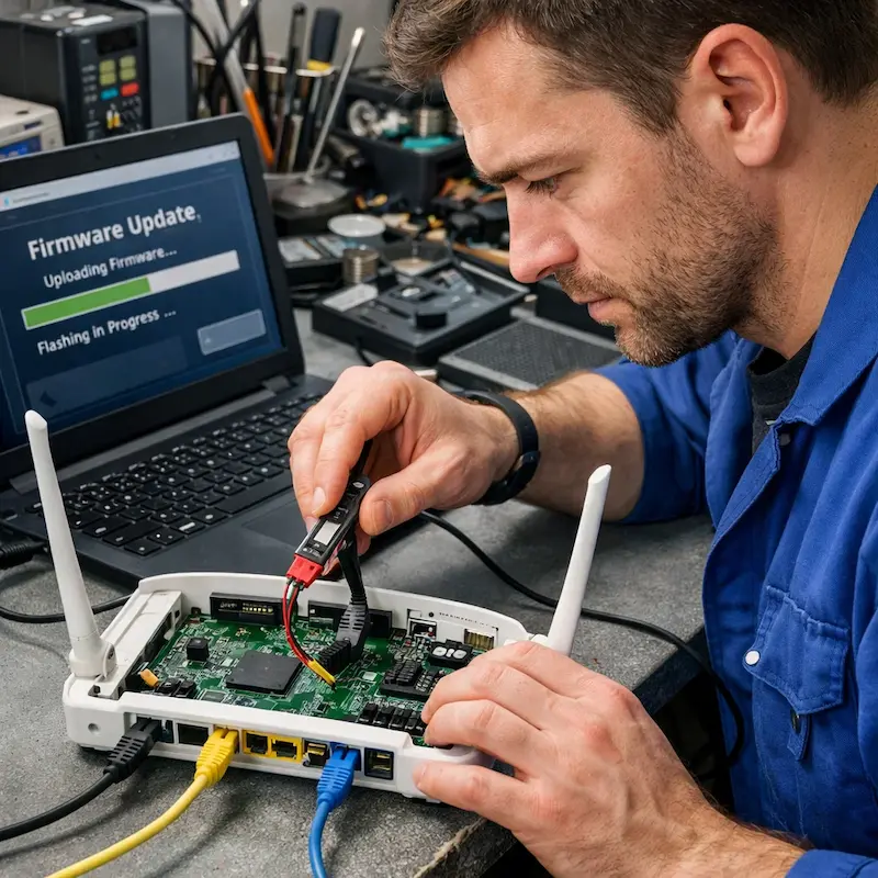 Обновление прошивки роутера в Дедовске