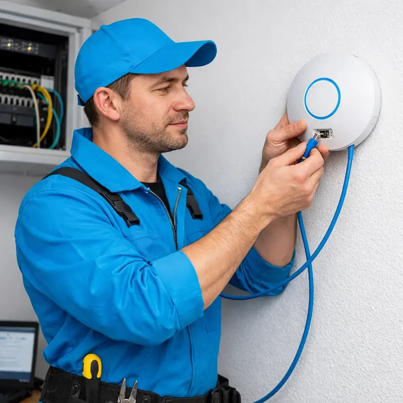 Подключение точки доступа в Дедовске