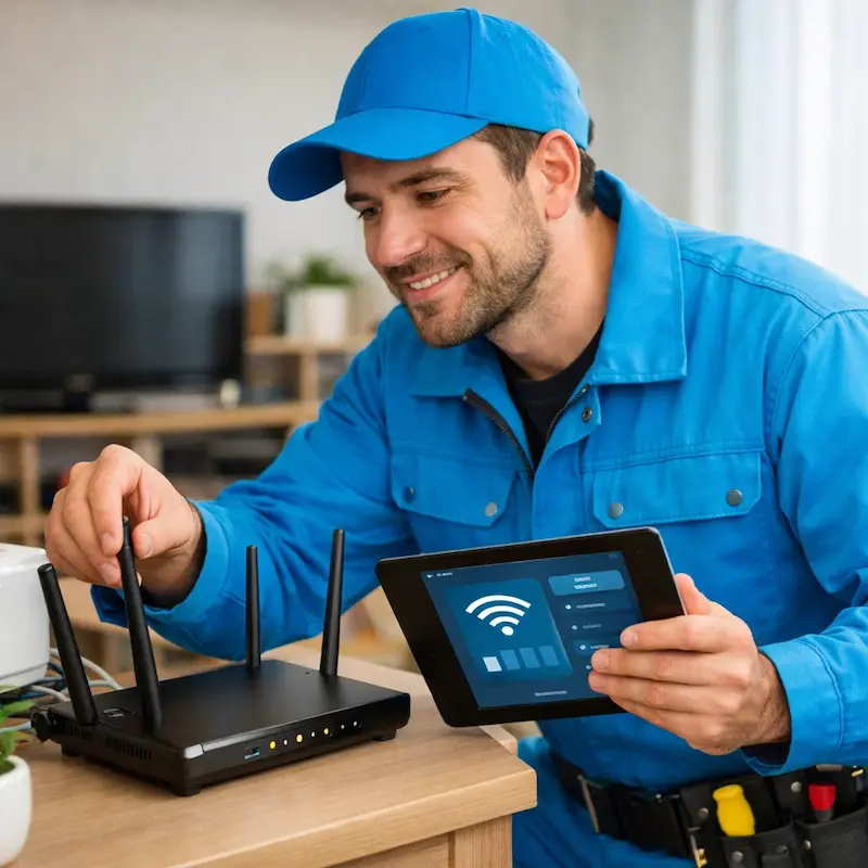 Настройка Wi-Fi для квартиры, дома и офиса в Дедовске