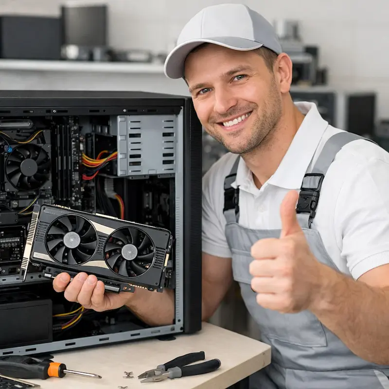 Замена видеокарты ПК в Дедовске