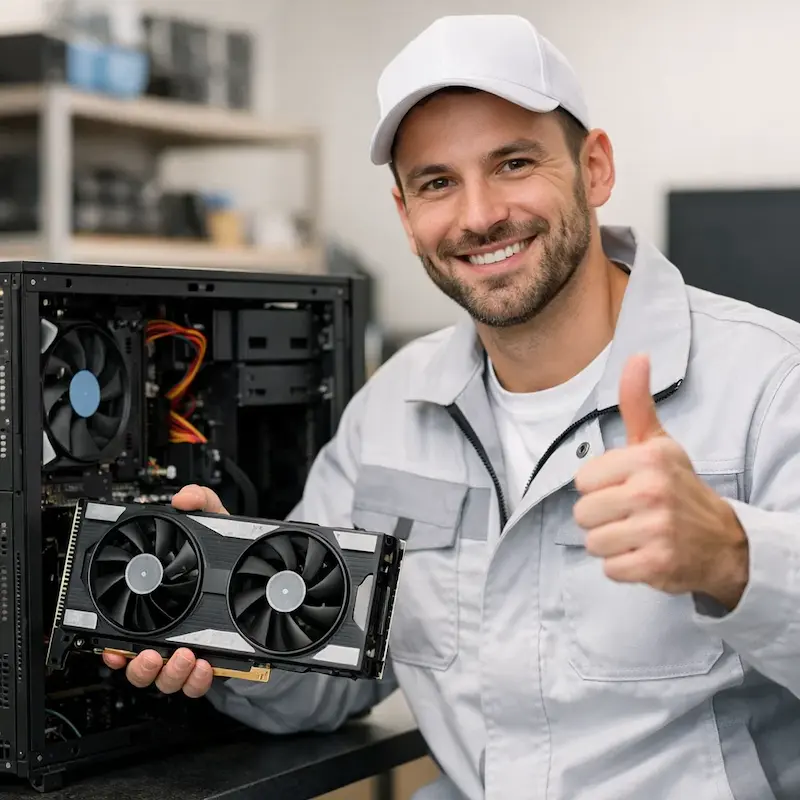 установка видеокарты на ПК в Дедовске