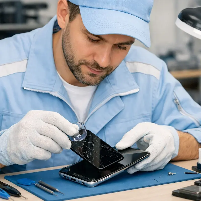 Заменить сенсорное стекло на смартфоне в Дедовске