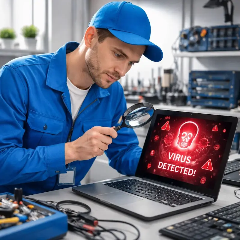 Поиск компьютерных вирусов в Дедовске